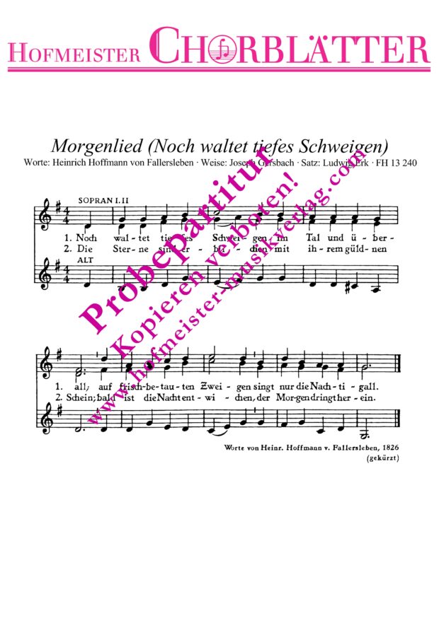 Morgenlied