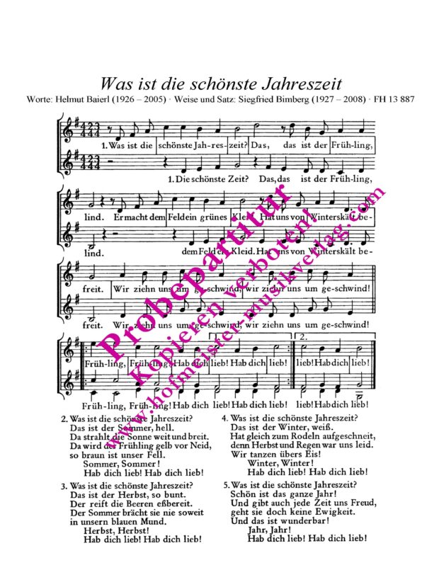 Was ist die schönste Jahreszeit