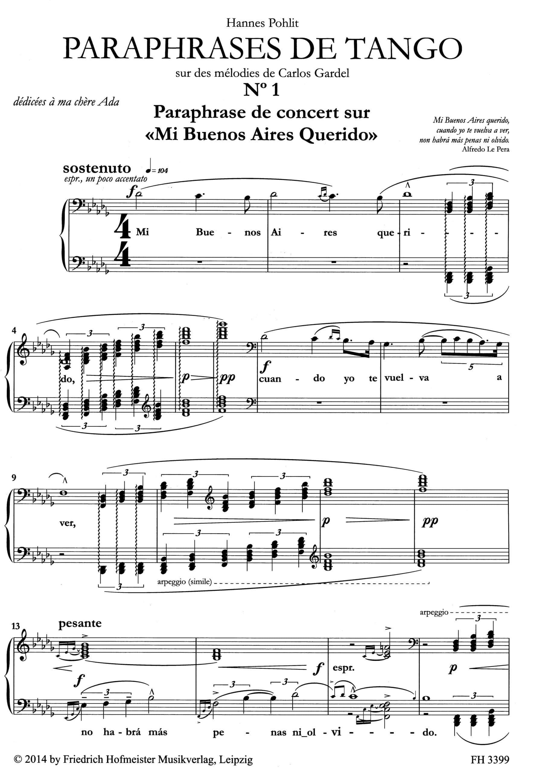 Paraphrases de Tango, Vol. 1 – Bild 2