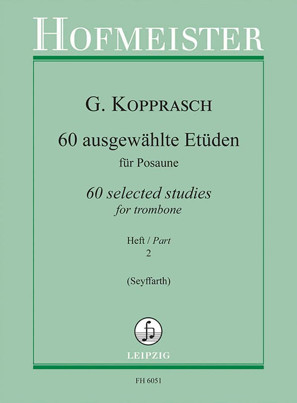 60 ausgewählte Etüden für Posaune, Heft 2