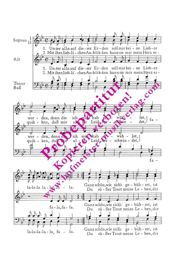 Unter alln auf dieser Erde (1601)