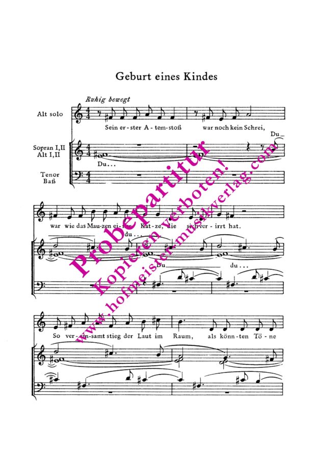 Geburt eines Kindes (Sein erster Atemstoß)