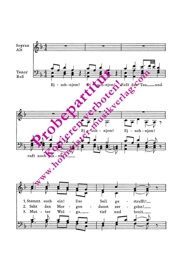 Lied der Wolgaschlepper (Ejuchnem! Ejuchnem!)