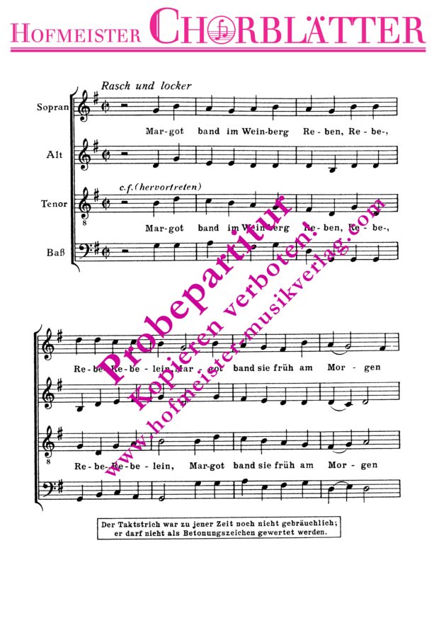 Margot band im Weinberg Reben (1554)
