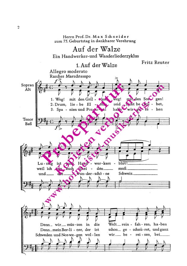Auf der Walze (Weg mit den Grillen)