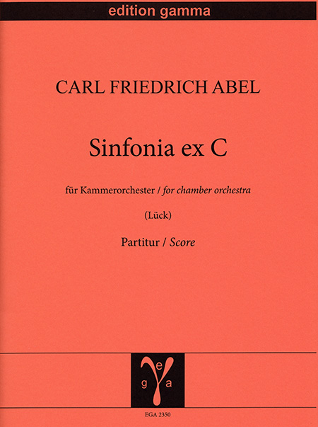 Sinfonia ex C / Partitur