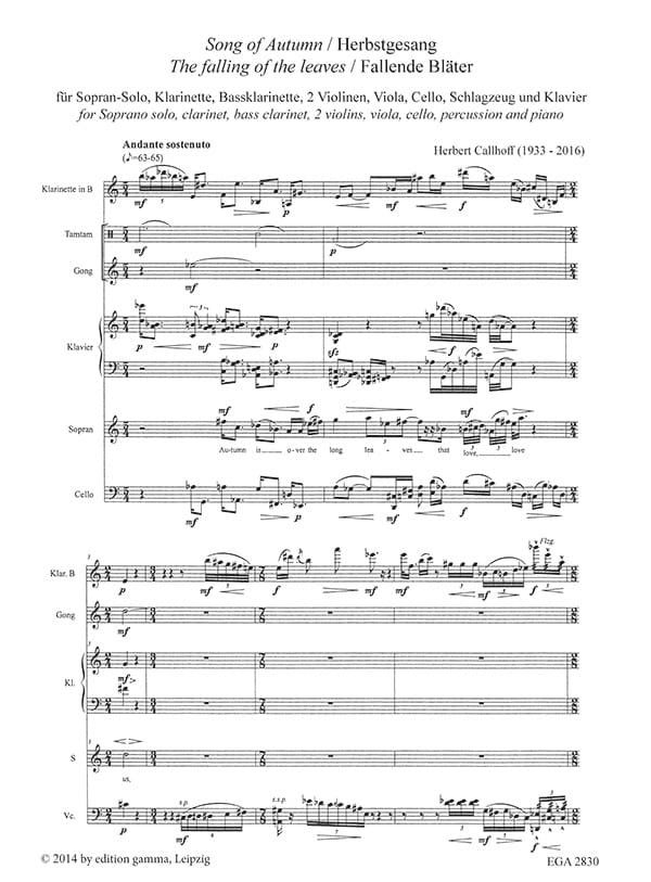 Song of Autumn (Herbstgesang) – Bild 2