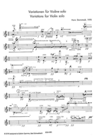 Variationen für Violine solo