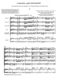 Concerto a piu istrumenti op. 6 Nr. 2 E-Dur / Partitur
