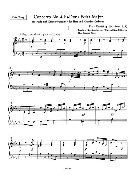 Concerto No. 4 Es-Dur / Harfenstimme – Bild 2