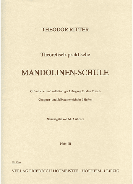 Theoretisch-Praktische Mandolinen-Schule, Heft 3