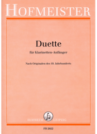 Duette für Klarinetten-Anfänger