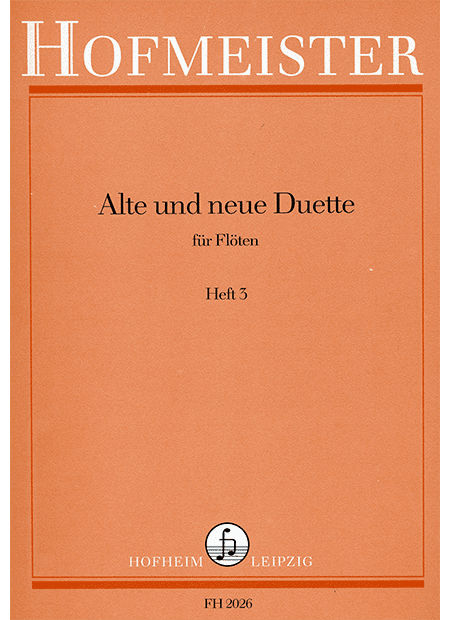 Alte und neue Duette, Heft 3