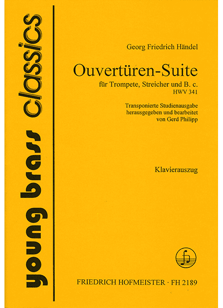 Ouvertüren-Suite für Trompete, Streicher und B.c. / KlA