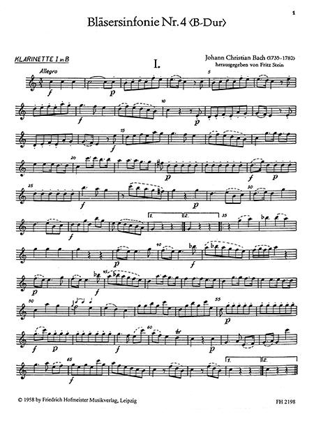 Bläser-Sinfonien 4-6 / Stimmen – Bild 2