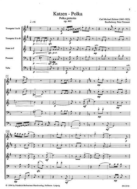 Katzen-Polka, op. 441 – Bild 2