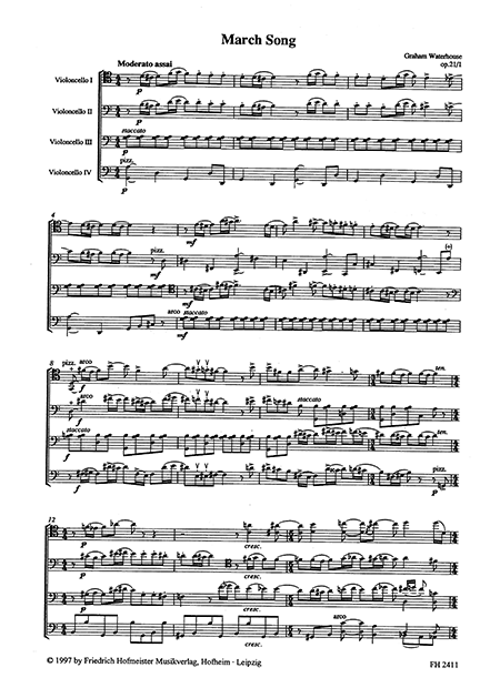 March Song, op. 21,1 – Bild 2