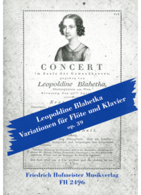 Variationen für Flöte und Klavier, op. 39