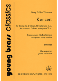 Konzert für Trompete, Streicher und B.c. /KlA.