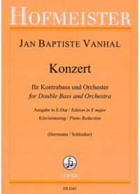 Konzert D-Dur für Kontrabaß und Orchester / KlA