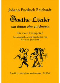 Goethe-Lieder "zu singen und zu blasen"