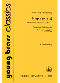 Sonate a 4 für Posaune, Streicher und B.c. / KlA.