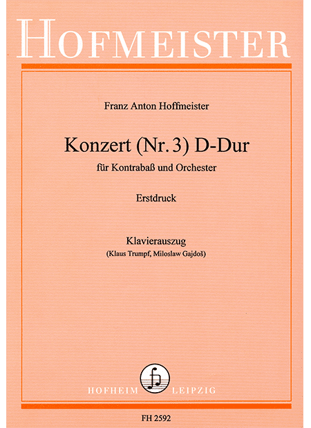 Konzert (Nr. 3) D-Dur / KlA