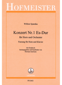Konzert Nr. 1 Es-Dur für Horn und Orchester / KlA