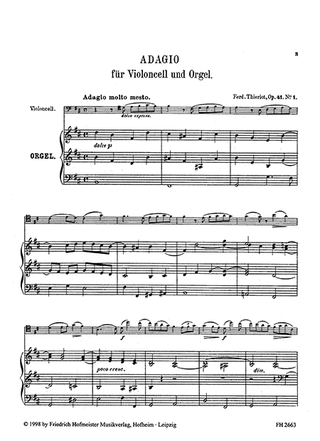 2 Adagios, op. 41