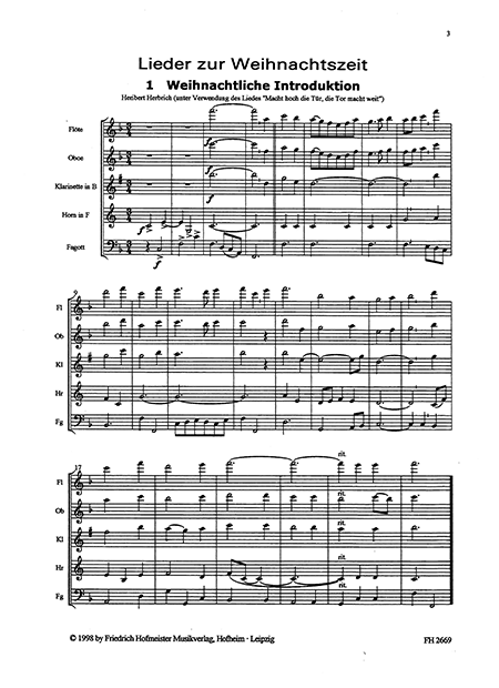 Musik für fünf - Lieder zur Weihnachtszeit – Bild 2