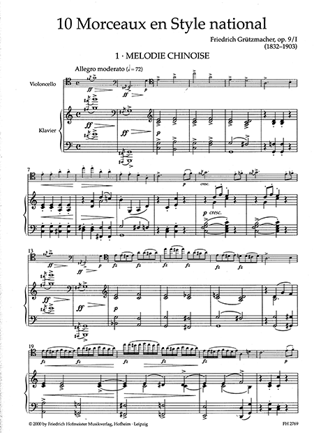 10 Morceaux en Style national, op. 9, Heft 1 – Bild 2