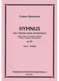 Hymnus for thirteen wind instruments, op. 49 / Partitur