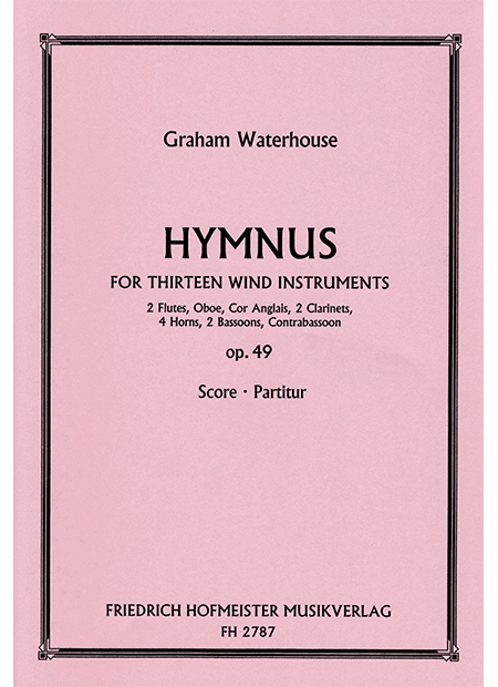 Hymnus for thirteen wind instruments, op. 49 / Partitur