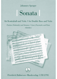 Sonata für Kontrabaß und Viola (Meier CI /6)
