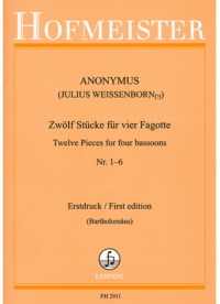 Zwölf Stücke für vier Fagotte