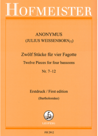 Zwölf Stücke für vier Fagotte