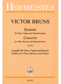 Konzert für Oboe, Fagott und Streichorchester, op. 66 / KlA
