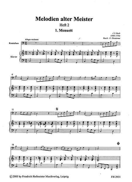 Melodien Alter Meister, Heft 2 – Bild 2