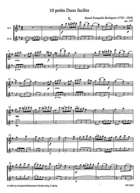 10 petits Duos faciles, op. 142 – Bild 2