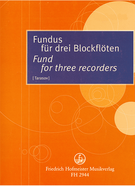 Fundus für drei Blockflöten