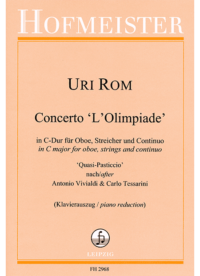 Concerto "L'Olimpiade" in C-Dur für Oboe, Streicher und Continuo