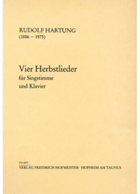 Vier Herbstlieder