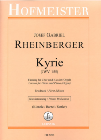 Kyrie (JWV 155) für Chor und Streichorchester / Klavierauszug
