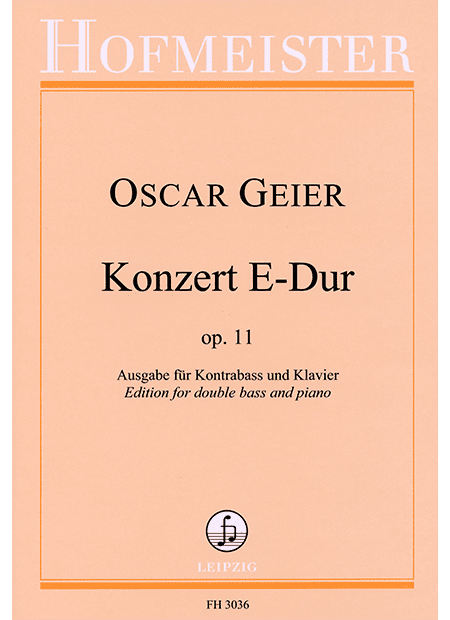 Konzert E-Dur für Kontrabass und Orchester, op. 11