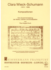 Werkverzeichnis - Clara Wieck-Schumann