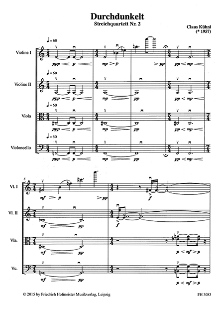 Durchdunkelt / Partitur – Bild 2