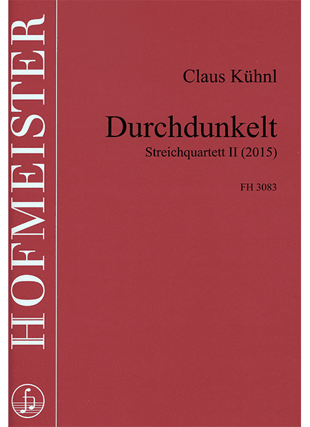 Durchdunkelt / Partitur