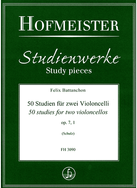 50 Studien für zwei Violoncelli, Vol 1