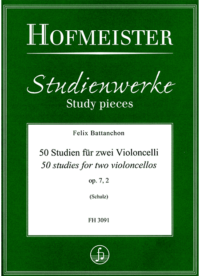 50 Studien für zwei Violoncelli, Vol. 2