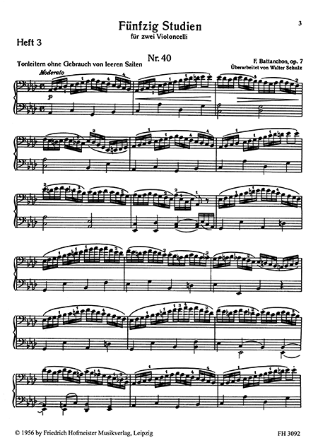 50 Studien für zwei Violoncelli, Vol. 3 – Bild 2